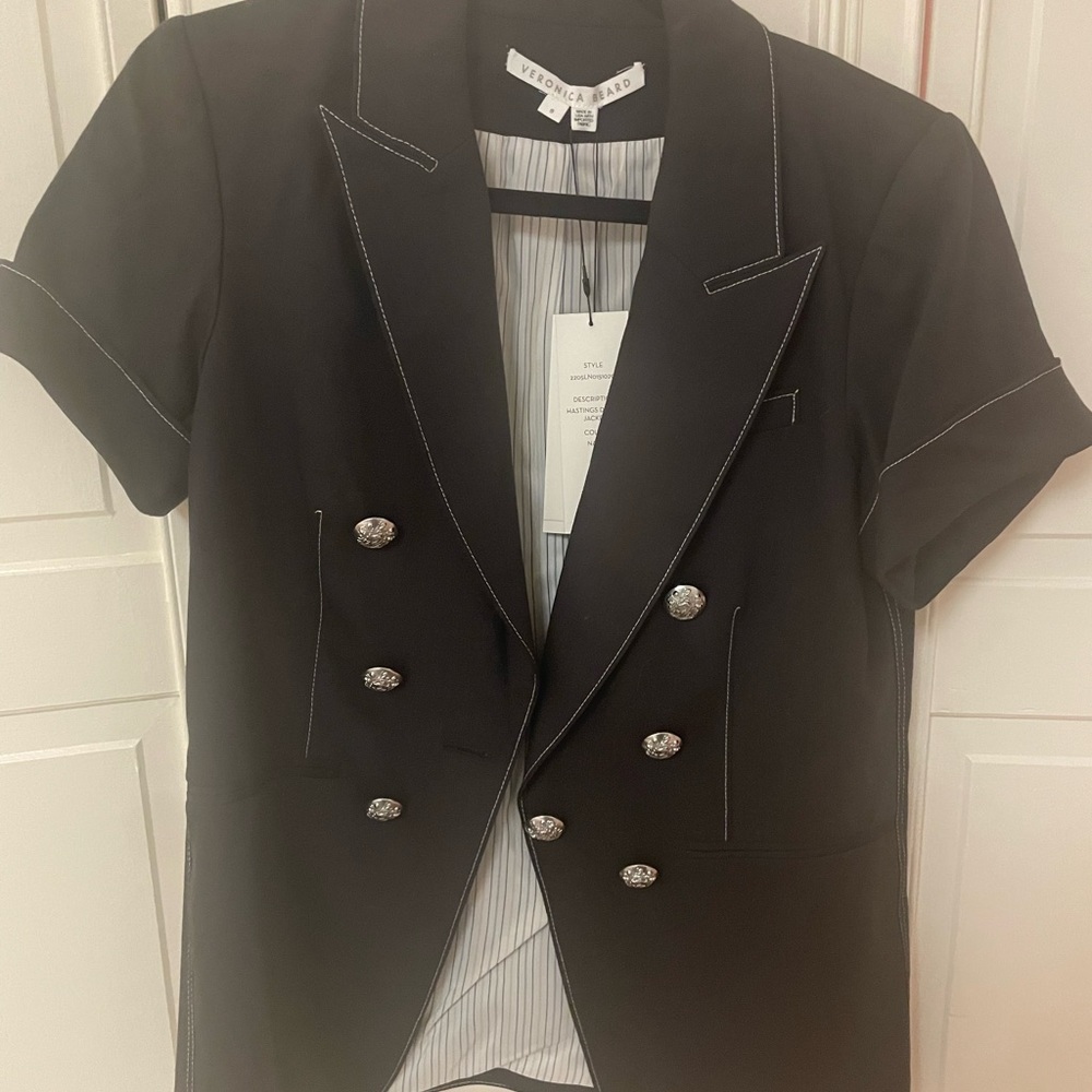 Veronica Beard Hastings Dickey jacket Navy size 8. NWT